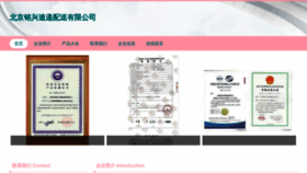What Mingxingsudi.com website looked like in 2023 (This year)
