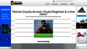 What Marionmugshots.com website looked like in 2023 (This year)