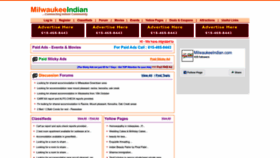 What Milwaukeeindian.com website looked like in 2023 (This year)