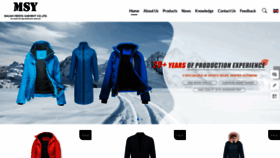 What Msygarment.com website looked like in 2023 (This year)