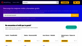 What Midiplay.net website looked like in 2023 (1 year ago)