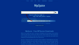 What Mp3juice.skin website looked like in 2023 (This year)