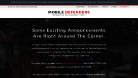 What Mobiledefenders.com website looked like in 2023 (This year)