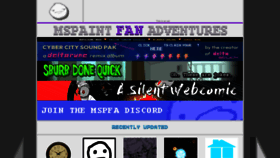 What Mspfa.com website looked like in 2023 (This year)
