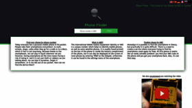 What My-phone-finder.com website looked like in 2023 (2 years ago)