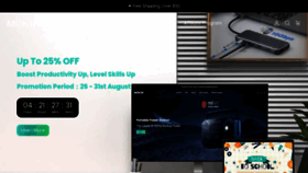 What Mokinglobal.com website looked like in 2023 (2 years ago)