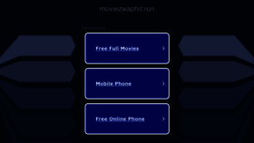 What Moviezwaphd.run website looked like in 2023 (This year)