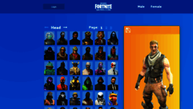What Make-fortnite-skins.com website looked like in 2023 (This year)