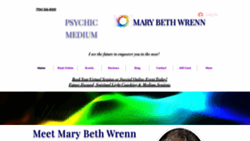 What Marybethwrenn.com website looked like in 2023 (This year)