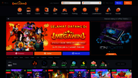 What Megawin9.com website looked like in 2023 (This year)