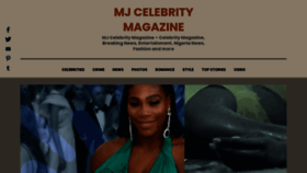 What Mjemagazine.com website looked like in 2023 (This year)