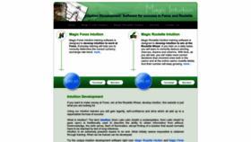 What Magicintuition.com website looked like in 2023 (This year)