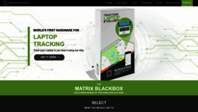 What Matrixblackbox.com website looked like in 2023 (This year)