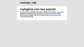 What Mylogline.com website looked like in 2023 (This year)