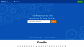 What Manualzz.com website looked like in 2023 (This year)