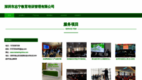 What Mstrainingchina.com website looked like in 2023 (This year)