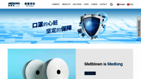 What Meltblown.com.cn website looked like in 2023 (This year)