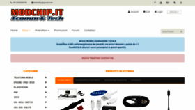 What Modchip.it website looked like in 2023 (1 year ago)