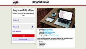 What Myportal.singtel.com website looked like in 2023 (This year)