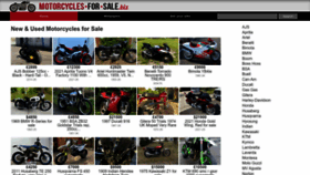 What Motorcycles-for-sale.biz website looked like in 2023 (This year)