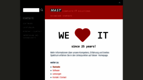What Mast-computer.com website looked like in 2023 (This year)