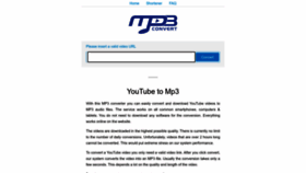 What Mp3-convert.org website looked like in 2023 (This year)
