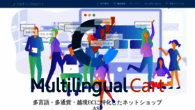 What Multilingualcart.com website looked like in 2023 (This year)
