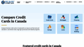 What Myratecompass.ca website looked like in 2023 (This year)