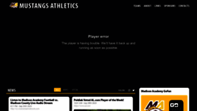 What Mamustangs.org website looked like in 2023 (1 year ago)