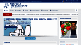 What Molecolemediterranee.it website looked like in 2023 (This year)