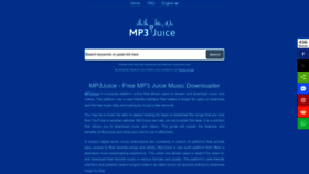 What Mp3juice.rent website looked like in 2023 (This year)