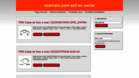 What Mamain.com website looked like in 2023 (This year)