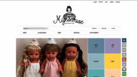 What Mignonmuse.com website looked like in 2023 (This year)