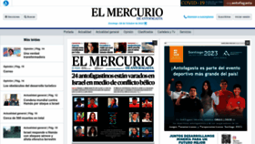 What Mercurioantofagasta.cl website looked like in 2023 (1 year ago)