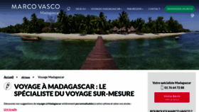 What Madagascarveo.com website looked like in 2023 (This year)