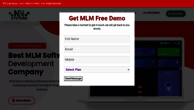 What Mlmsoftwarecompany.in website looked like in 2023 (This year)