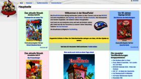 What Mosapedia.de website looked like in 2023 (This year)
