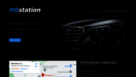 What Mbstation.cz website looked like in 2023 (This year)