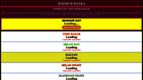 What Madhurmatka.in website looked like in 2023 (This year)