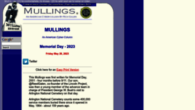 What Mullings.com website looked like in 2023 (This year)