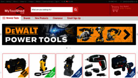 What Mytoolshed.co.uk website looked like in 2023 (This year)