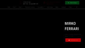 What Mirkoferrari.it website looked like in 2023 (This year)
