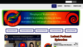 What Metaphysicalwisdom.com website looked like in 2023 (This year)