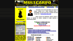 What Multcarpo.com.br website looked like in 2023 (This year)