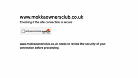 What Mokkaownersclub.co.uk website looked like in 2023 (This year)