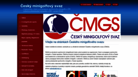 What Minigolf-sport.cz website looked like in 2023 (This year)