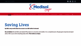 What Medisol.nl website looked like in 2023 (This year)