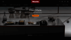 What Miele.sk website looked like in 2023 (This year)