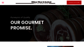 What Milnermeats.com.au website looked like in 2023 (This year)
