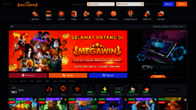 What Megawin9.com website looked like in 2023 (This year)